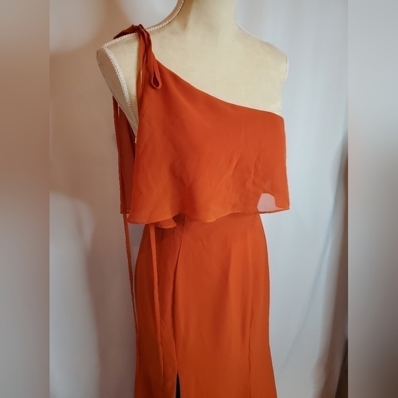 AZAZIE womens tie shoulder dress. Size 4. EUC - Picture 6 of 12